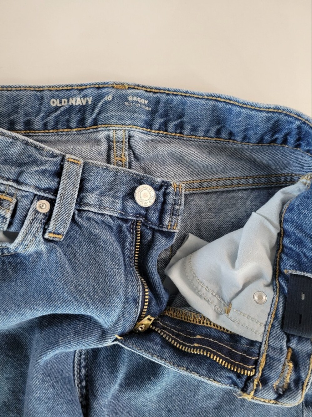 Old Navy Boy's Light Blue Denim Baggy Jeans